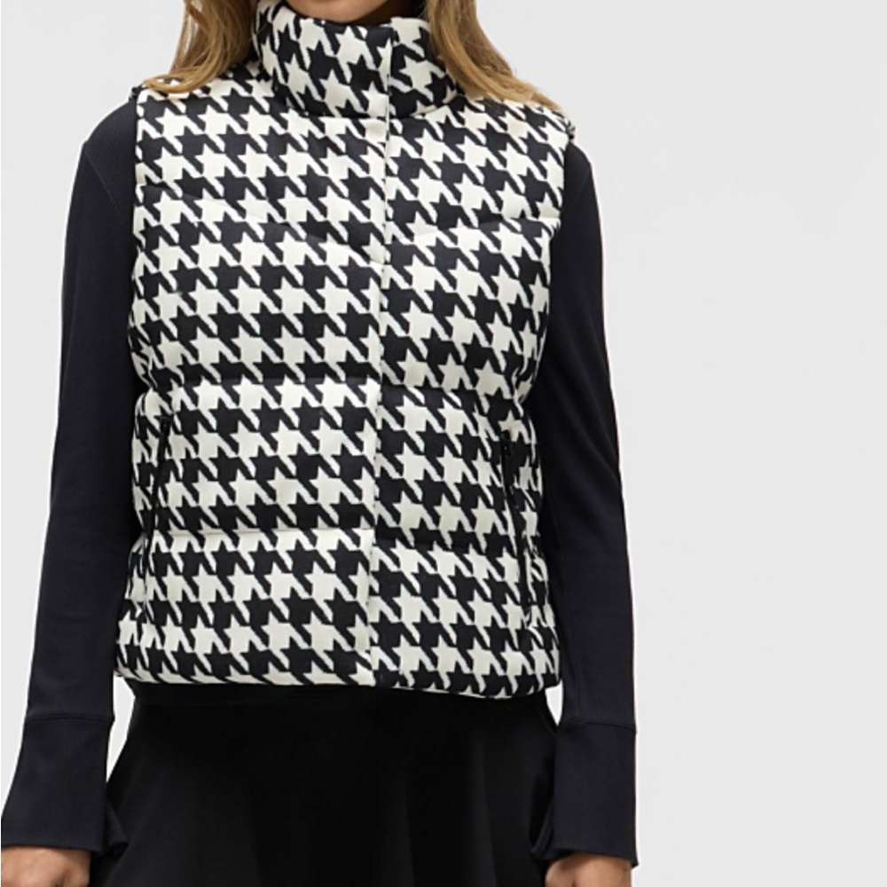 Houndstooth vest